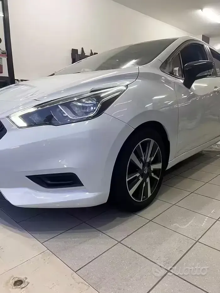 Usata Nissan Micra Visia+ 90 CV (66 kW) 2018 Bianco Utilitaria