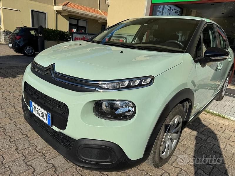Usata Citroën C3 Feel 82 CV (60 kW) 2017 Verde Utilitaria