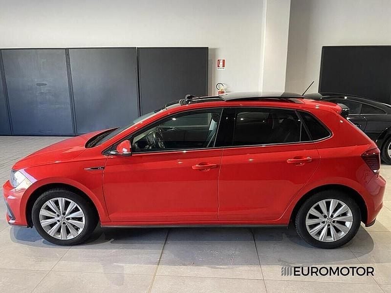 Usata VW Polo Highline 95 CV (69 kW) 2018 Rosso Utilitaria