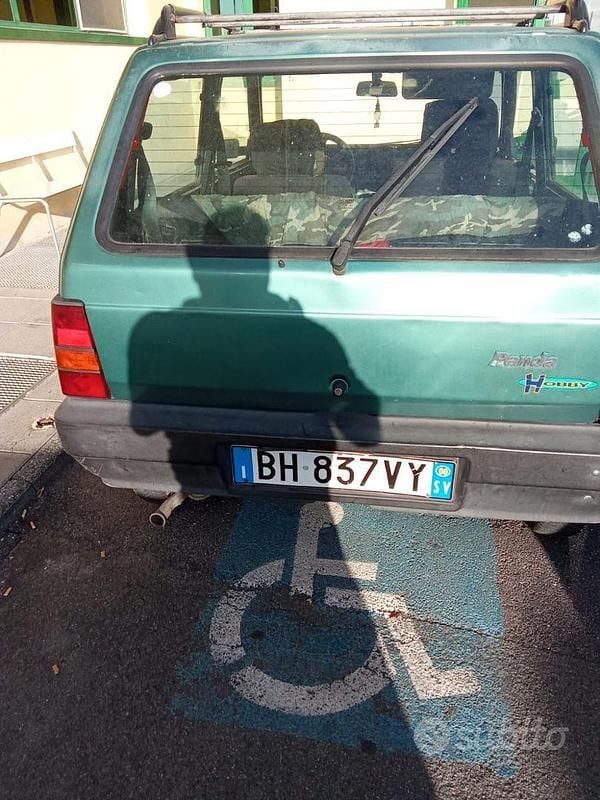 Usata Fiat Panda 39 CV (28 kW) 2000 Verde Utilitaria