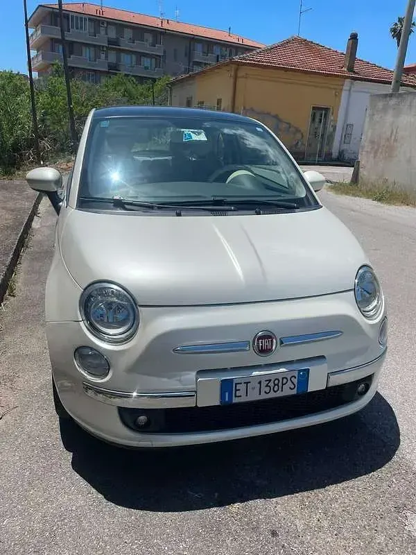 Usata Fiat 500 Lounge 69 CV (50 kW) 2014 Bianco Utilitaria