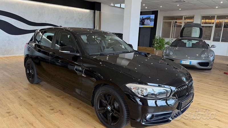 Usata BMW 118 Sport Line 135 CV (99 kW) 2016 Nero Utilitaria