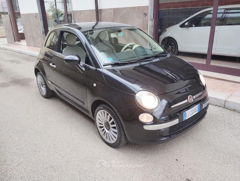 Usata Fiat 500 Lounge 95 CV (69 kW) 2012 Nero Berlina