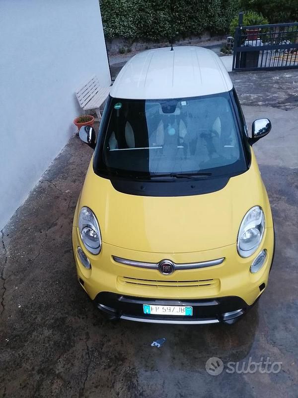 Usata Fiat 500L 105 CV (77 kW) 2013 Giallo Monovolume