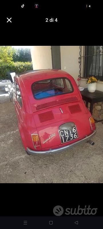 Usata Fiat 500 2016 Rosso