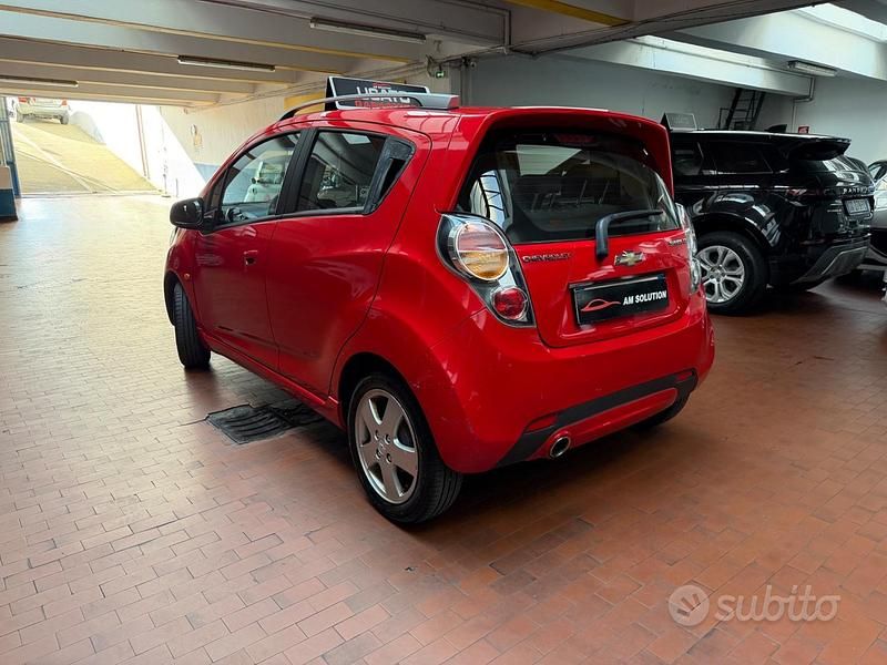 Usata Chevrolet Spark 82 CV (60 kW) 2011 Rosso Utilitaria