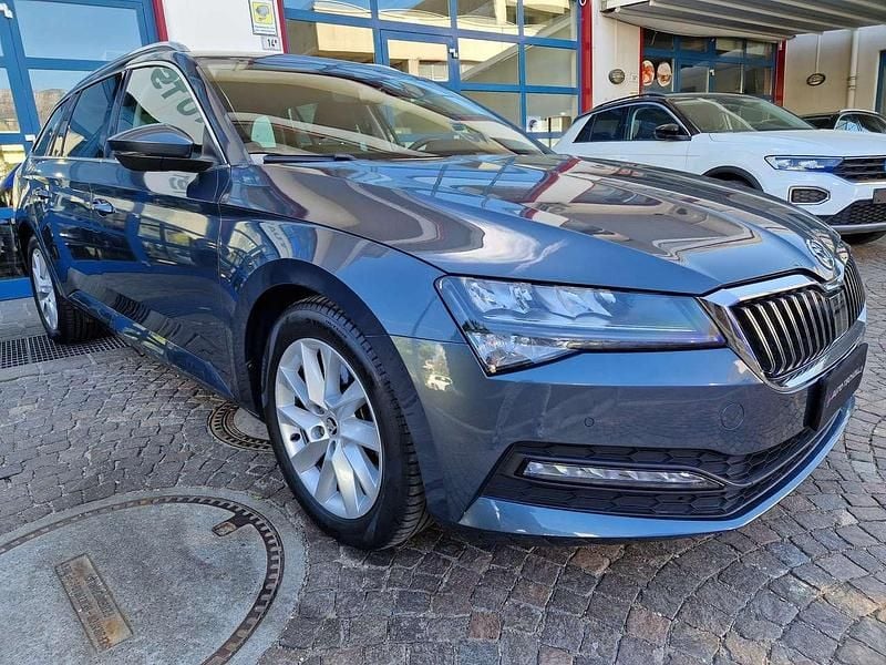 Occasion Skoda Superb Ambition 200 PK (147 kW) 2020 Grijs Stationwagen