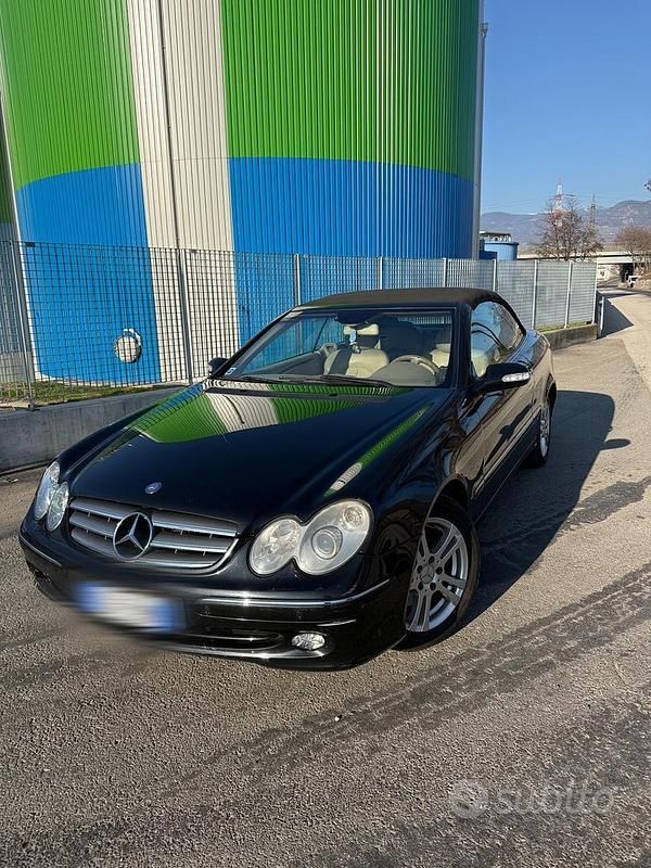 Usata Mercedes CLK200 Elegance 163 CV (119 kW) 2003 Nero Cabrio