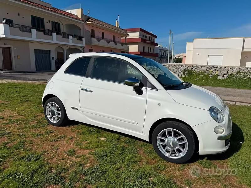 Usata Fiat 500 75 CV (55 kW) 2006 Bianco Utilitaria