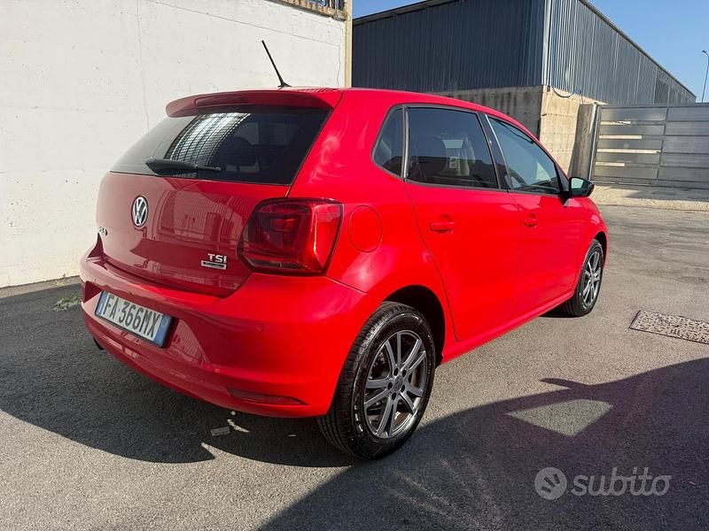 Usata VW Polo 89 CV (65 kW) 2015 Rosso Berlina