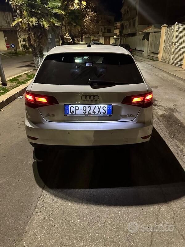 Usata Audi A3 150 CV (110 kW) 2019 Bianco Berlina