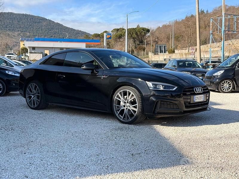 Usata Audi A5 S-Line 190 CV (139 kW) 2019 Nero Coupé