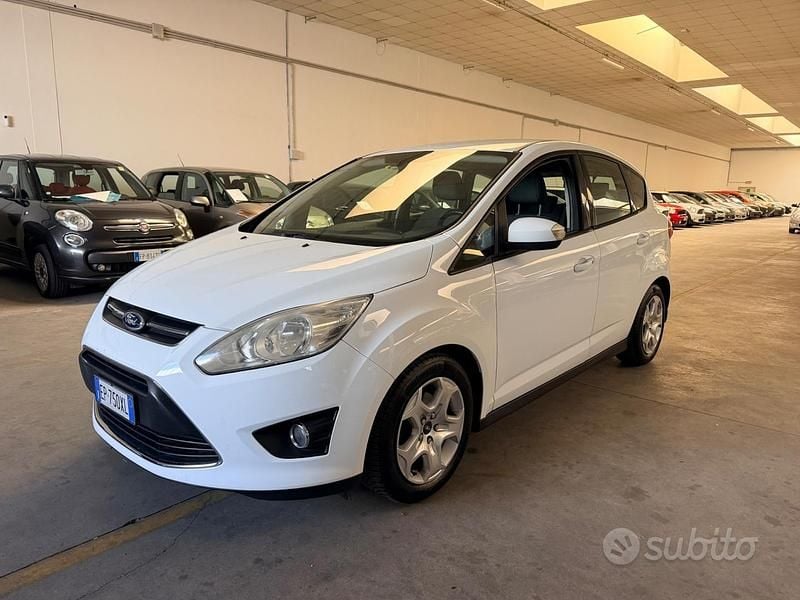Usata Ford C-MAX Titanium 116 CV (85 kW) 2013 Bianco Monovolume
