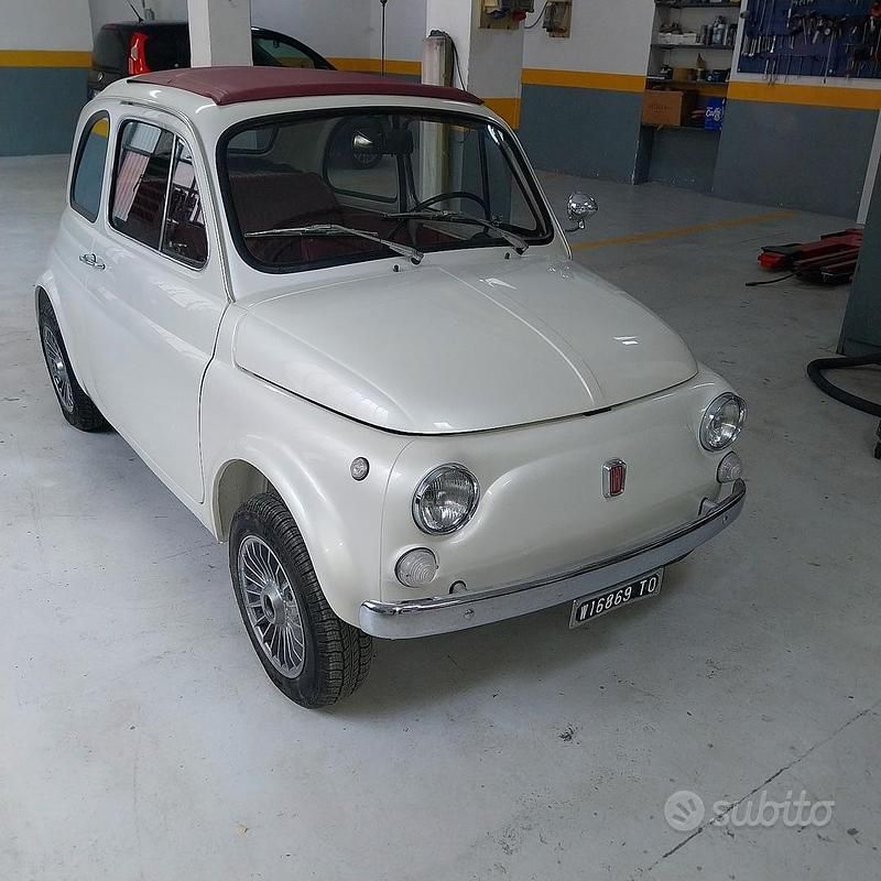 Usata Fiat 500 1970 Bianco Berlina
