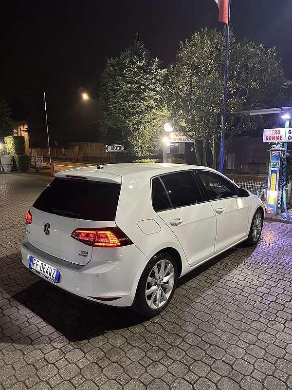 Usata VW Golf VII 110 CV (80 kW) 2016 Bianco Berlina
