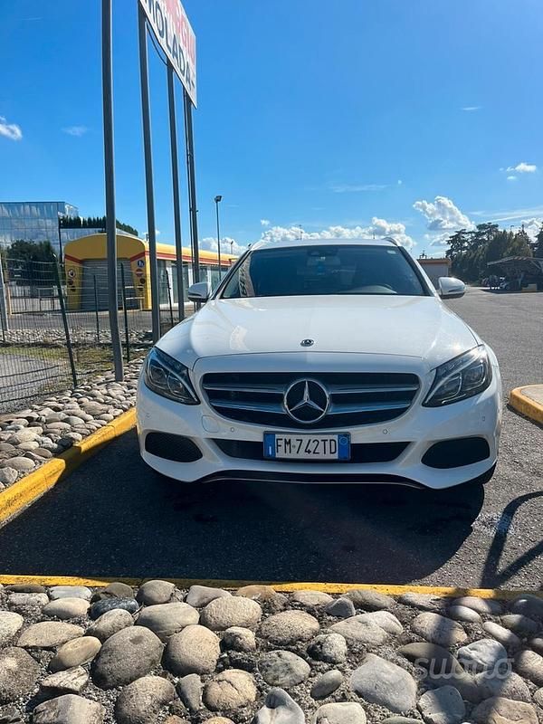 Usata Mercedes C220 2018 Bianco Station wagon