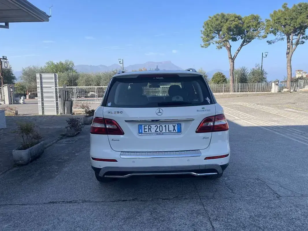 Käytetty Mercedes ML250 204 HP (150 kW) 2013 Valkoinen Katumaasturi
