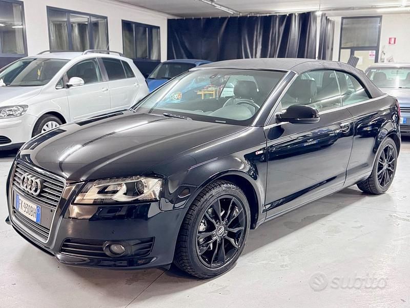 Usata Audi A3 Cabriolet S-Line 140 CV (102 kW) 2012 Nero Cabrio