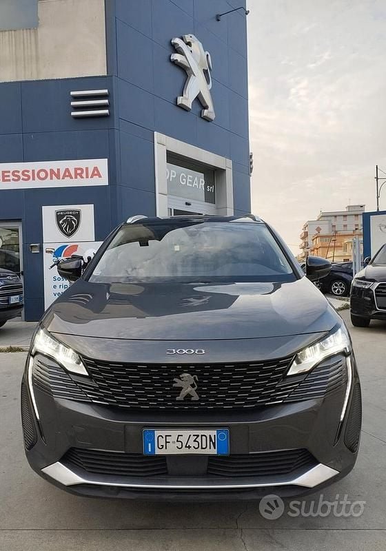 Usata Peugeot 3008 Allure 131 CV (96 kW) 2021 Grigio SUV