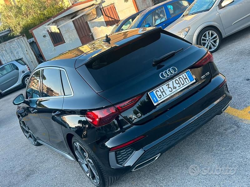 Usata Audi A3 S-Line 2022 Nero Berlina