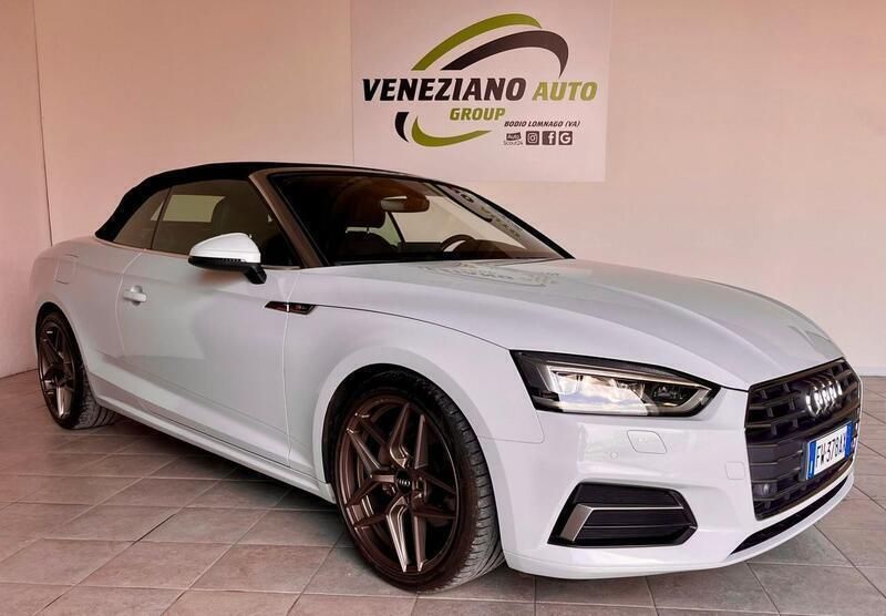 Usata Audi A5 Cabriolet Business 190 CV (139 kW) 2019 Bianco Cabrio