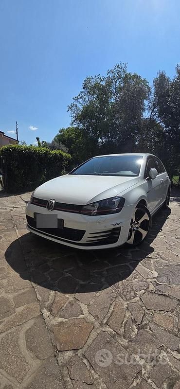 Usata VW Golf VII GTI 230 CV (169 kW) 2014 Bianco Berlina
