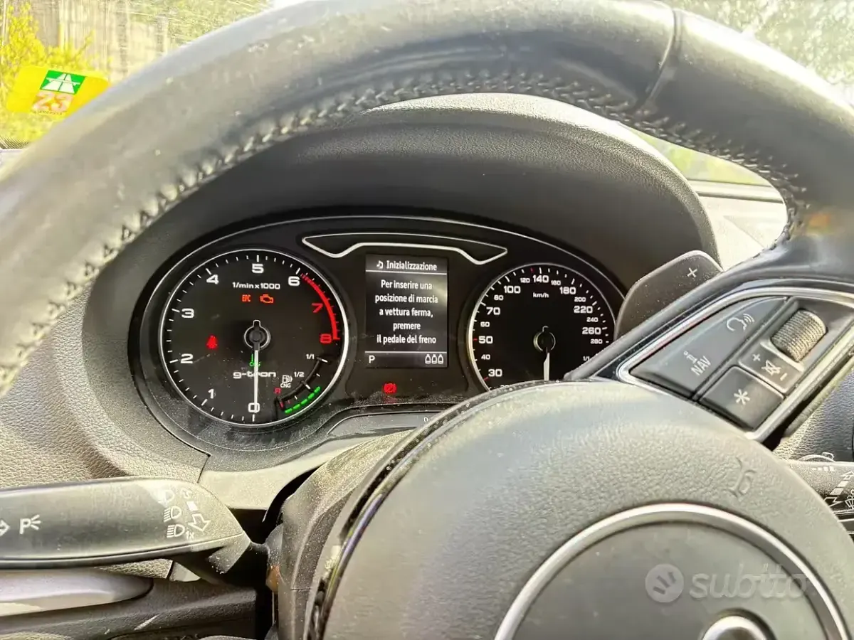 Usata Audi A3 110 CV (80 kW) 2014 Bianco Berlina
