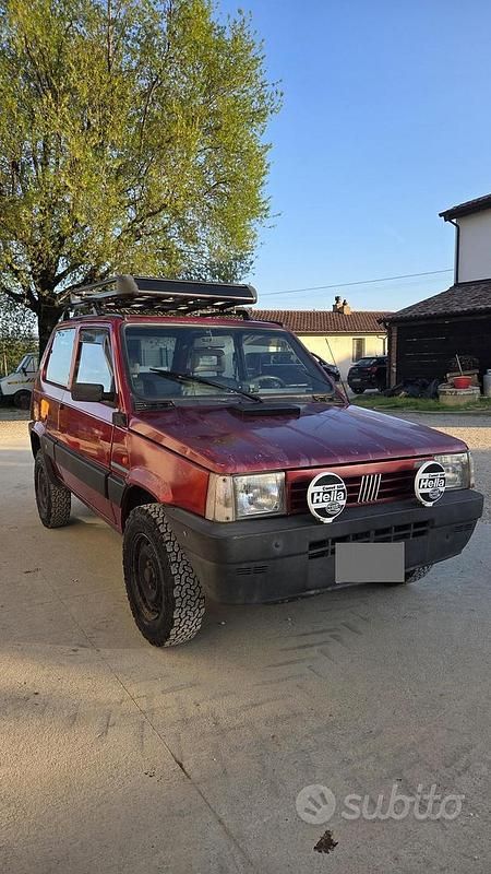 Usata Fiat Panda 4x4 1994 Rosso Utilitaria