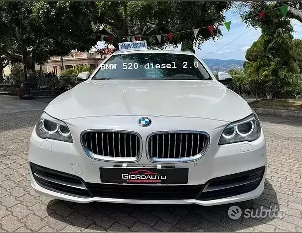 Usata BMW 520 Efficient Dynamics 190 CV (139 kW) 2017 Bianco Station wagon