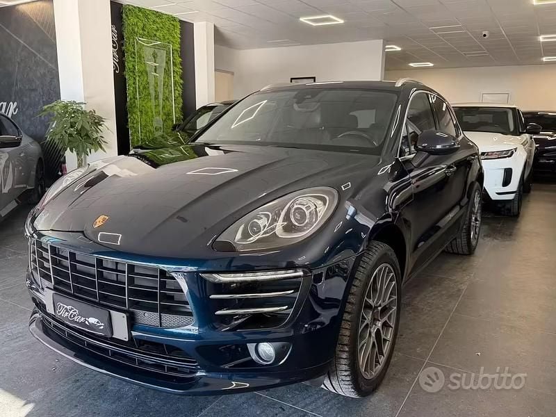 Usata Porsche Macan S 258 CV (189 kW) 2016 Blu SUV