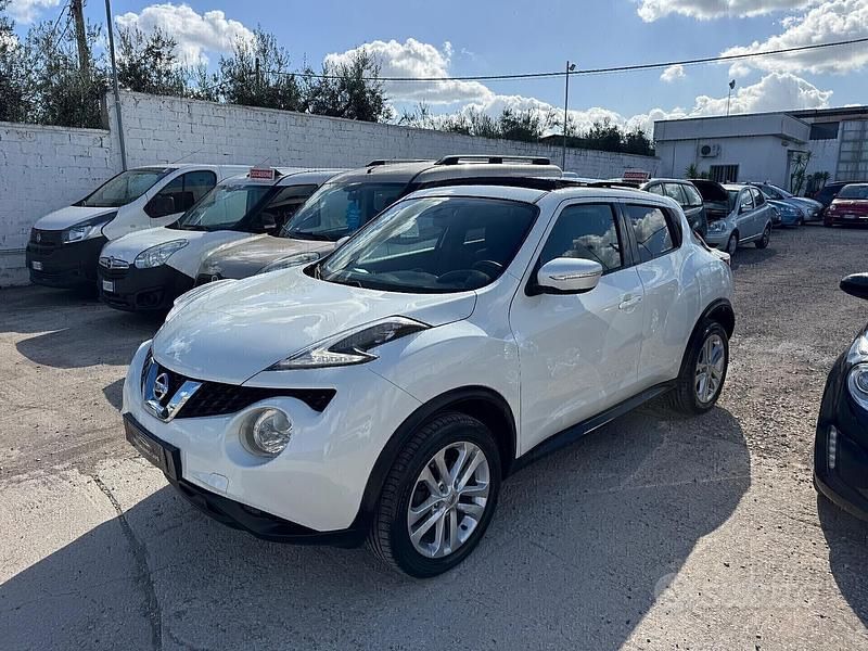 Usata Nissan Juke Tekna 110 CV (80 kW) 2014 Bianco SUV