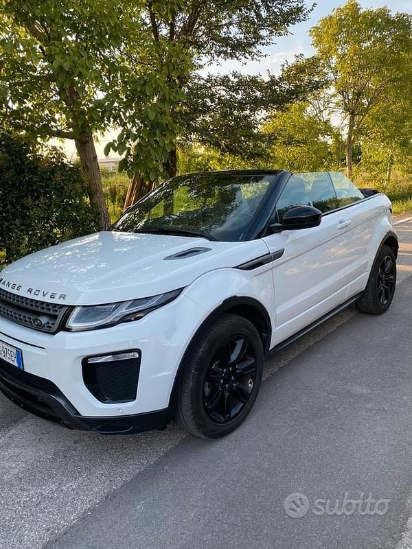 Usata Land Rover Range Rover evoque 180 CV (132 kW) 2018 Bianco Cabrio