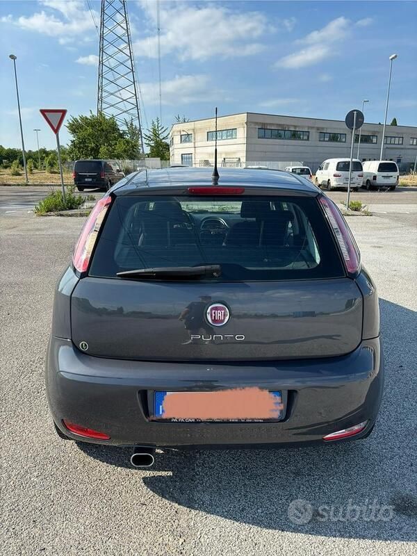 Usata Fiat Punto Lounge 75 CV (55 kW) 2015 Grigio Utilitaria