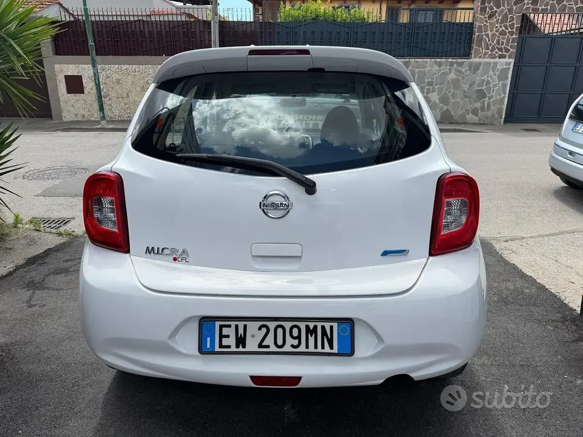 Usata Nissan Micra Acenta 80 CV (58 kW) 2014 Bianco Utilitaria