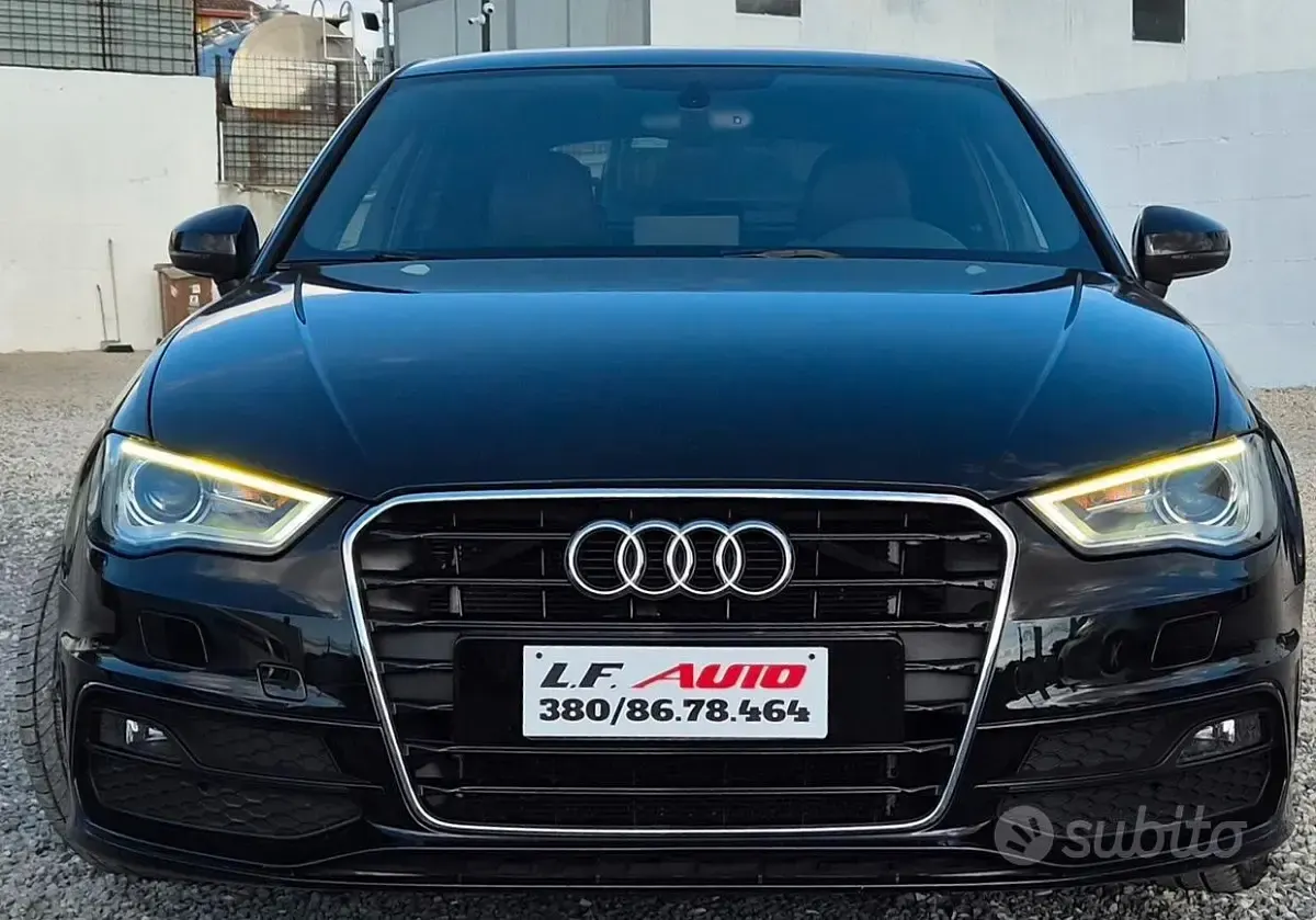 Usata Audi A3 Ambiente 105 CV (77 kW) 2014 Nero Berlina