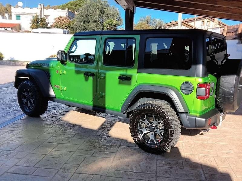 Usata Jeep Wrangler Unlimited Rubicon 200 CV (147 kW) 2018 Verde SUV
