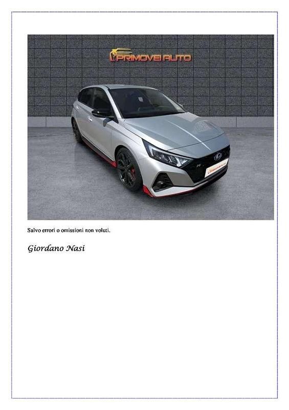 Ambra(satin amber p5n) Usata 2023 Hyundai i20 N Performance Tre volumi | 30.990 € (Cara) - Immagine 1/4