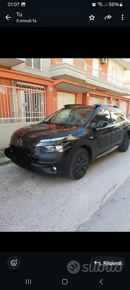 Usata Citroën C4 99 CV (72 kW) 2017 Nero SUV
