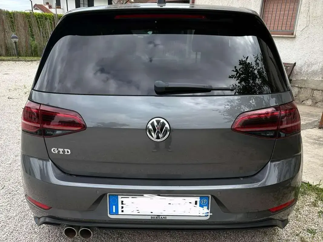 Usata VW Golf VII GTD 184 CV (135 kW) 2017 Grigio Berlina