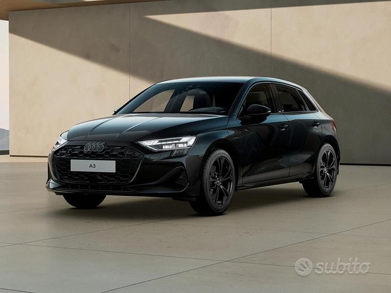 Nuova Audi A3 Advanced Plus 2025 Nero Berlina