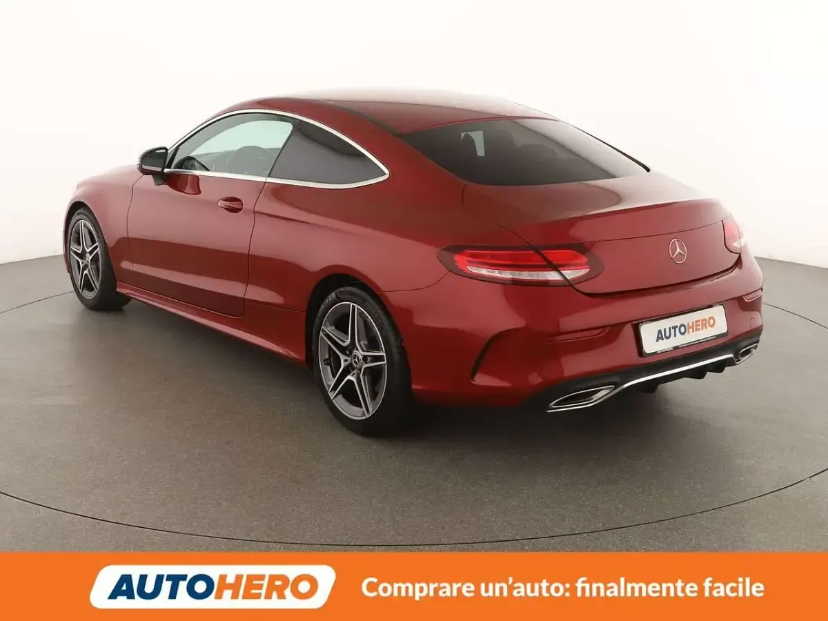 Usata Mercedes C200 Premium 184 CV (135 kW) 2020 Rosso Coupé