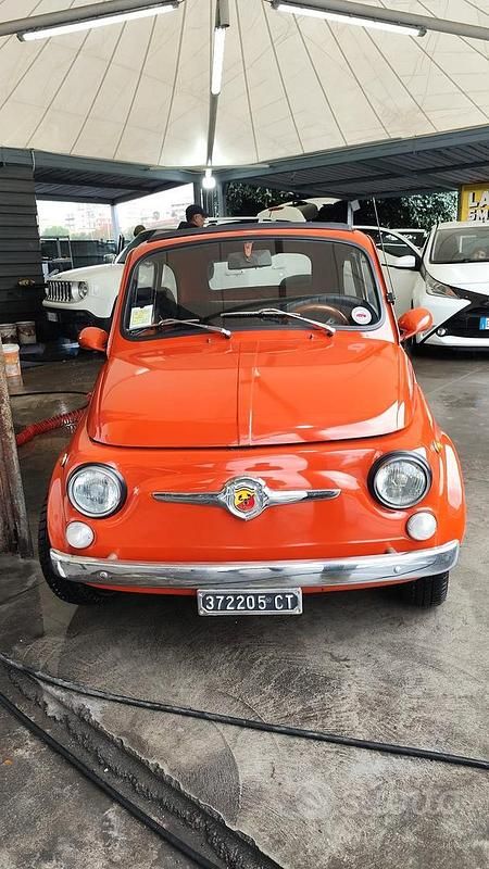 Usata Fiat 500 Abarth 1960 Rosso Berlina