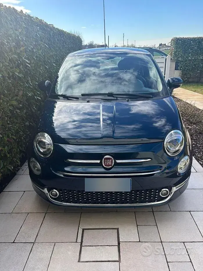 Usata Fiat 500 120 CV (88 kW) 2017 Blu Monovolume