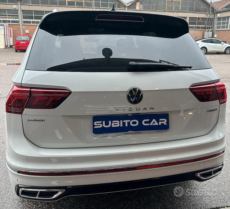 Usata VW Tiguan Allspace R-line 150 CV (110 kW) 2022 Bianco SUV