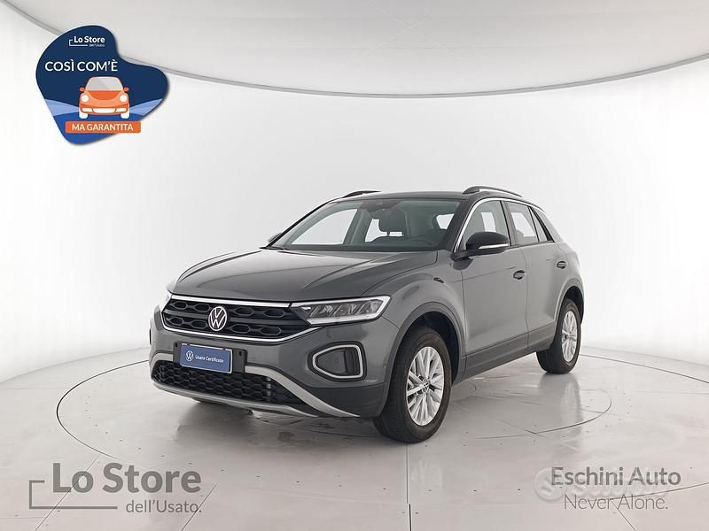 Indium grey metallizzato nero Usata 2023 VW T-Roc Life SUV | 27.300 € (Buon prezzo) - Immagine 1/4