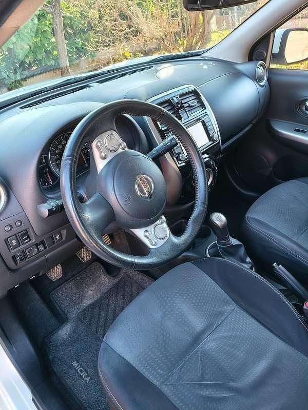 Bianco Usata 2015 Nissan Micra Acenta Tre volumi | 3500 € (Super prezzo) - Immagine 1/4