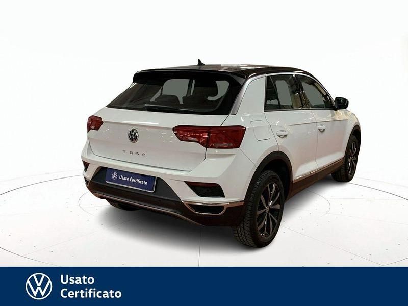 Usata VW T-Roc Style 116 CV (85 kW) 2019 Bianco / pastello SUV