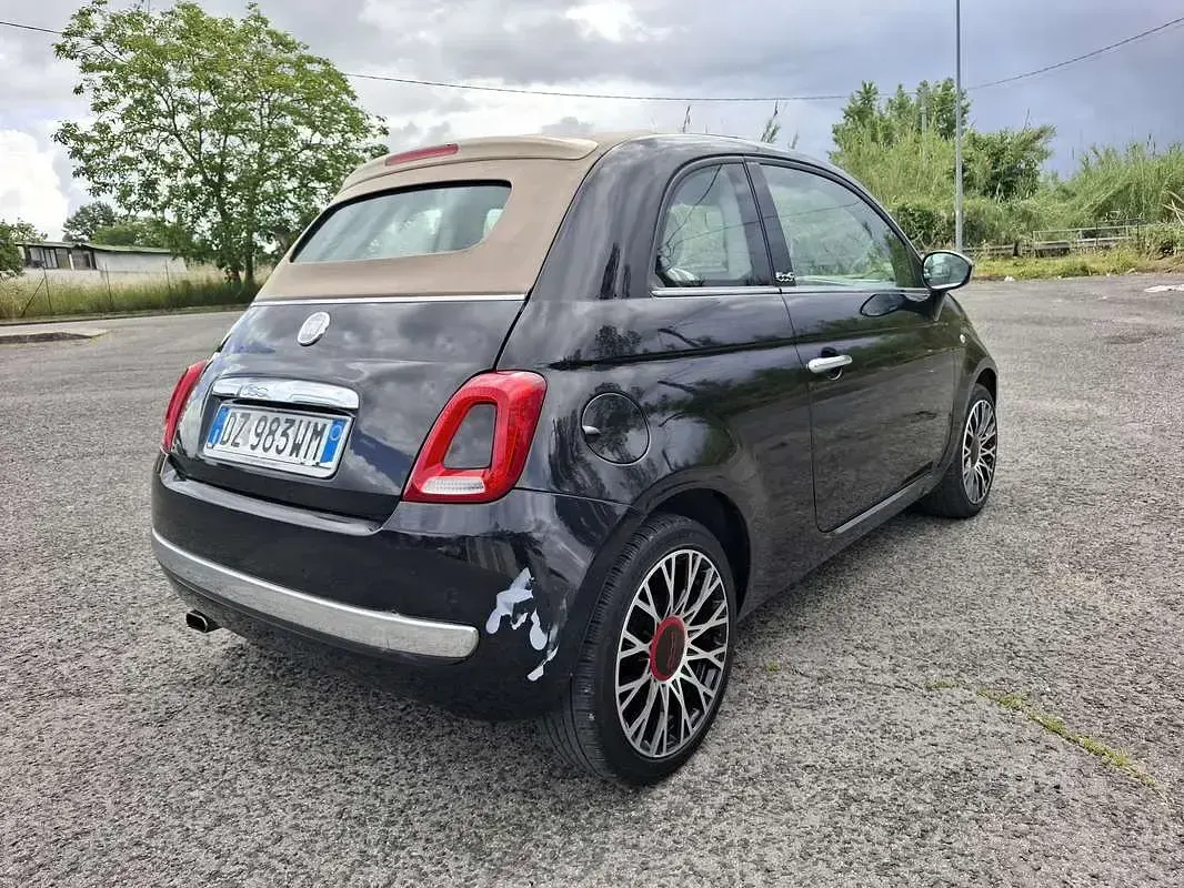 Usata Fiat 500C Pop 69 CV (50 kW) 2010 Cabrio