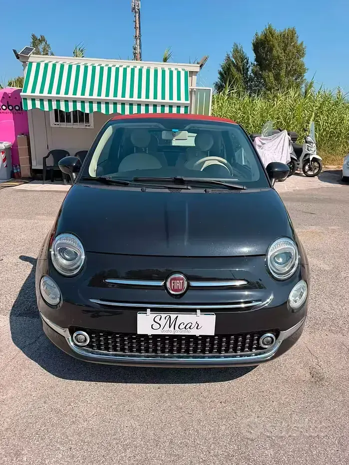 Usata Fiat 500C Lounge 69 CV (50 kW) 2018 Blu Cabrio