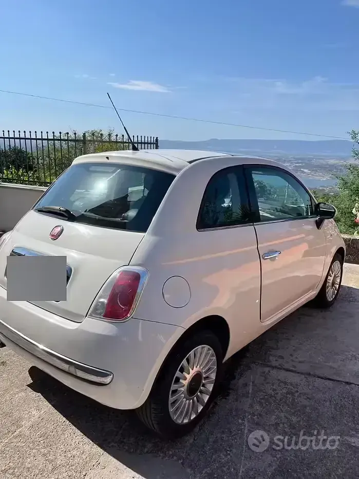 Usata Fiat 500 69 CV (50 kW) 2011 Bianco Berlina